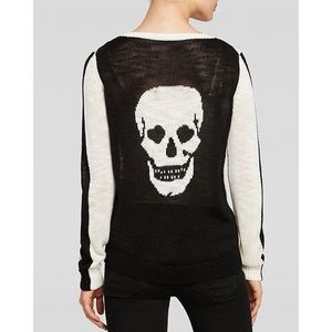 Aqua Skull Sweater